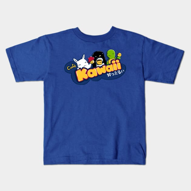 Cafe Kawaii Kids T-Shirt by Ochopika